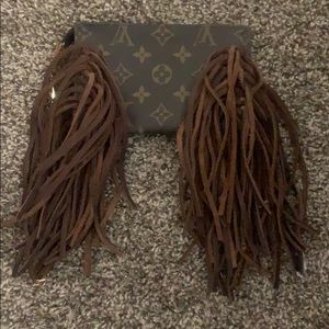 Vintage boho bags- Louis Vuitton clutch AUTHENTIC